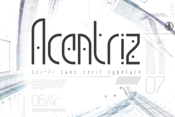Acentriz: Crafting a Visual Edge with a Modern Display Font