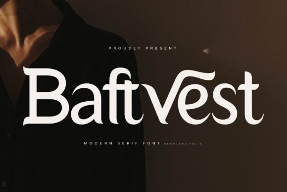 Baftvest: The Regal Display Font for Commanding Designs