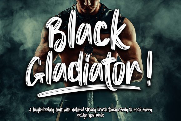 Black Gladiator: Mastering Bold, Hand-Drawn Impact