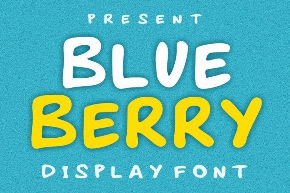 Blue Berry Font: A Dynamic Display Typeface for Bold Designers