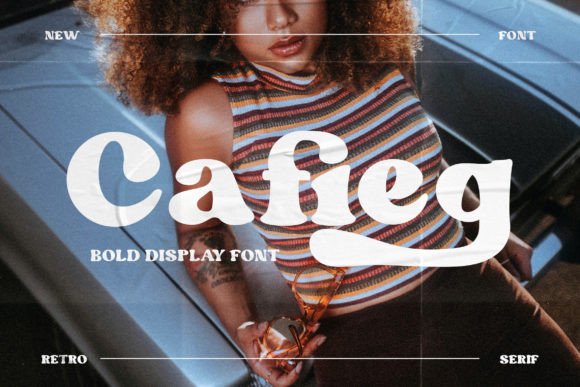 Cafieg: A Bold Display Typeface for Strong Visuals