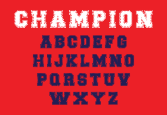 Champion: The Display Font That Captures Spirited Youth