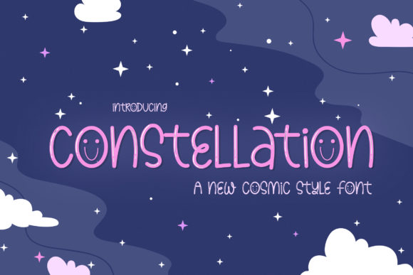Constellation: A Display Font That Radiates Joy