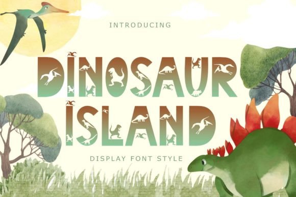 Dinosaur Island: More Than Just a Cute Display Font