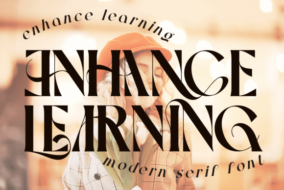 Enhance Learning: A Serif Font for Modern Elegance