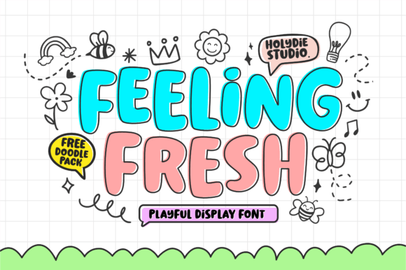 Feeling Fresh: A Playful Display Font for Creative Projects