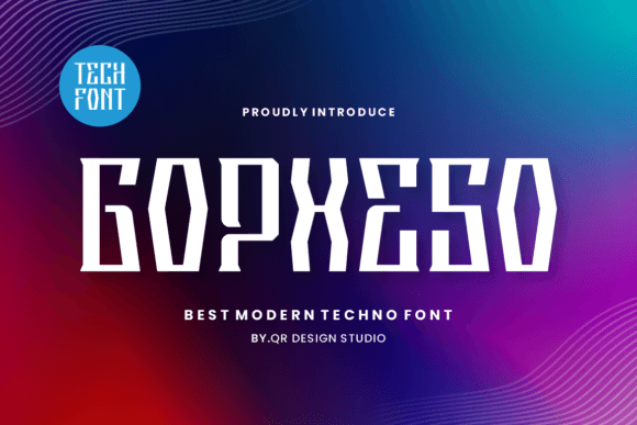 Gopxeso: A Display Font with a Distinctive Edge