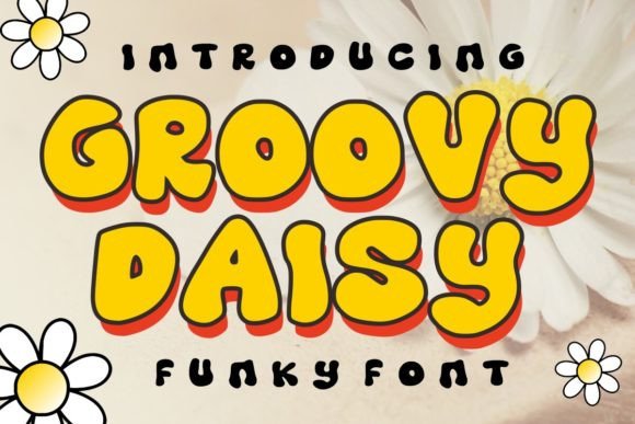 Groovy Daisy: The Bold Display Font with Vintage Charm