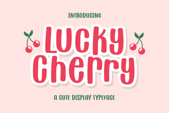 Lucky Cherry: A Playful Display Font for Creative Projects