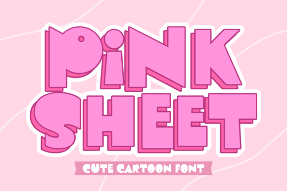 Pink Sheet: A Charming Typeface for Joyful Designs