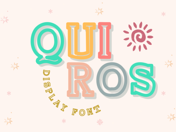 Quiros: The Energetic Display Font for Modern Design