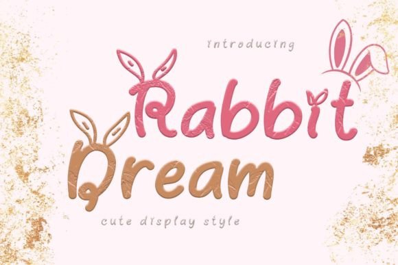 Rabbit Dream: A Whimsical Display Font for Creative Projects