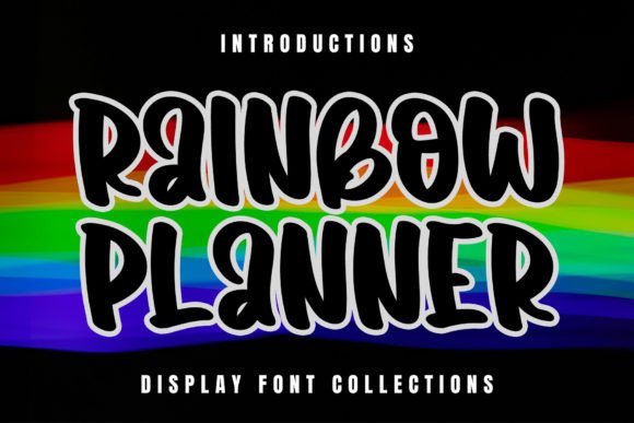 Rainbow Planner: A Font That Feels Like a Celebration