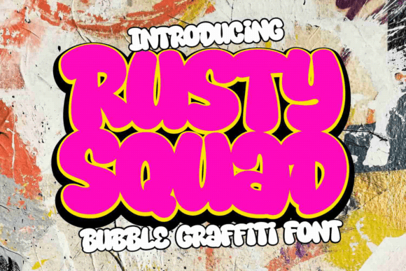 Rusty Squad: A Display Font with Distinctive Character