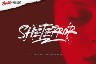 SheTerror: The Raw, Expressive Display Font for Bold Design
