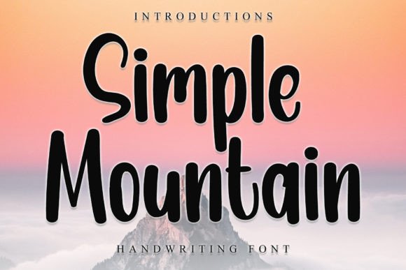 Simple Mountain: A Font with a Playful, Eccentric Soul