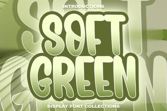 Soft Green: A Whimsical Typeface for Joyful Projects